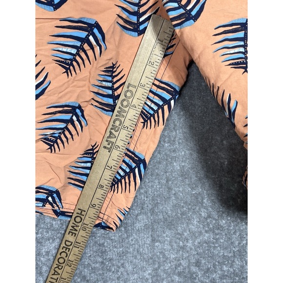 Patagonia Board Shorts Boys Size 12 Orange Blue Nylon Zip Pocket Drawstring - Picture 9 of 9